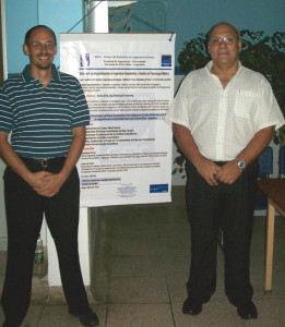 José Luis Ciani (izq.) y José María Flores (der.) en Seminario Perú. Febrero de 2010.